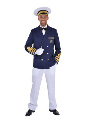 verhuur - carnaval - Uniform - Kapitein