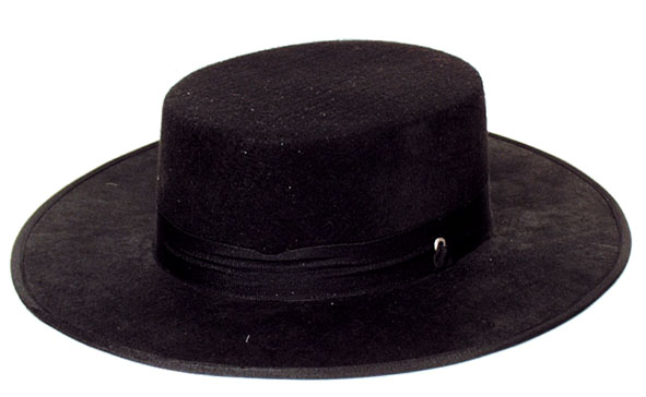 verkoop - attributen - Hoeden-diadeem - Spaanse hoed vilt zwart