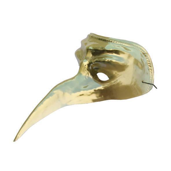 verkoop - attributen - Maskers - Venetiaans masker pestdokter goud