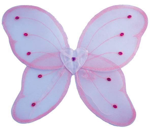 verkoop - attributen - Vleugels - Vleugels roze hart