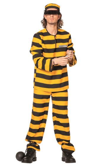 verhuur - carnaval - Uniform - gevangene Dalton