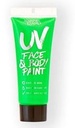 Body and face UV paint tube groen