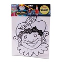 Inkleurmasker Sint en Piet