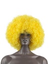 Pruik Afro geel