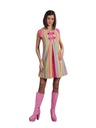 60s dame roze geel