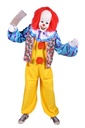 Halloween clown geel scary