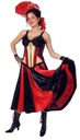 French Cancan goud zwart rood